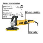 Pulidora Rotativa de 7 Plg 1200 W con Velocidad Variable y Accesorios