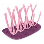 Escurridor para Pachas con Base de Secado Color Rosado