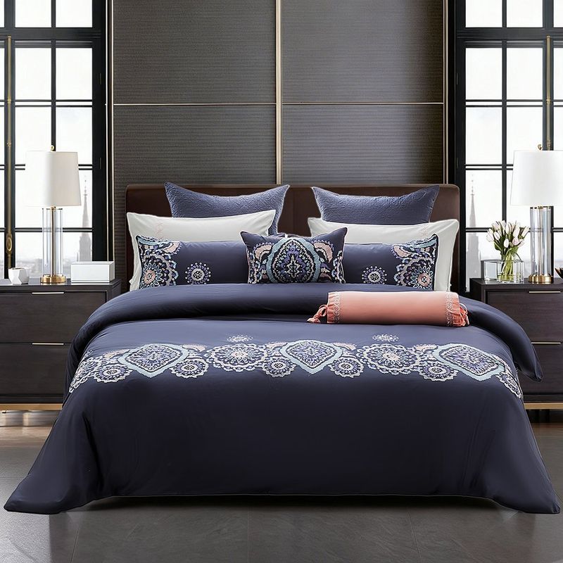 Vuelo de Cama Queen 100% Algodón 200 Hilos para Colchón Diseño Meera