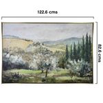 Cuadro Decorativo en Canvas de 4.3 x 82.6 x 122.6 cm Diseño Paisaje Montañoso