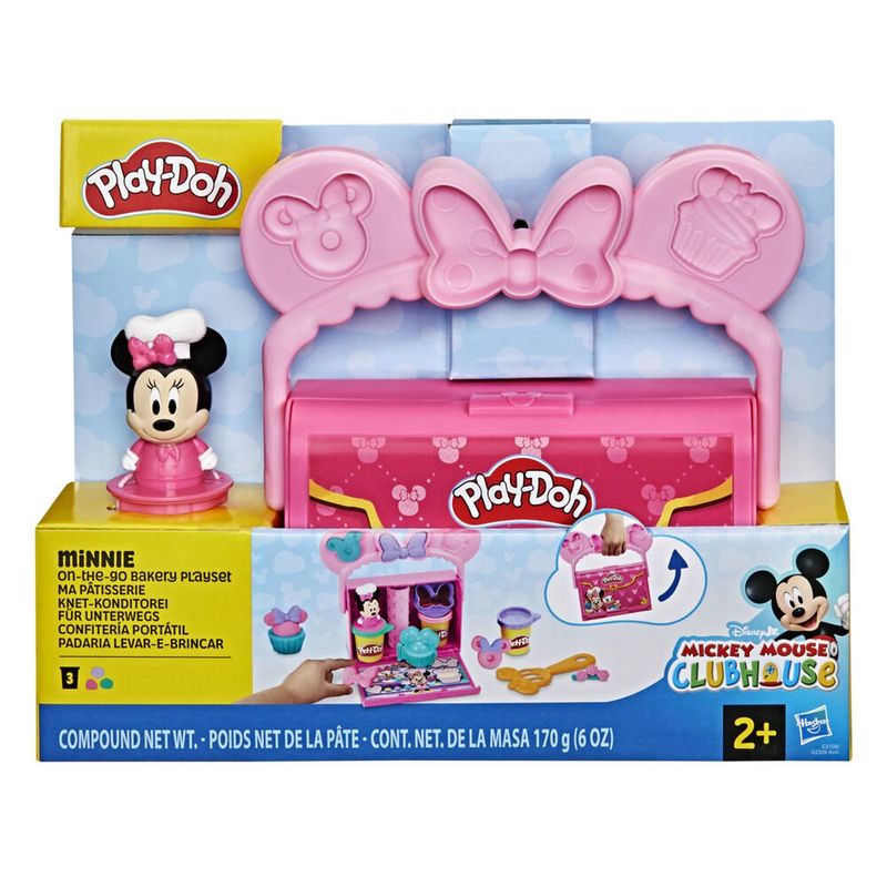 Set Play-Doh de Panadería Portátil Minnie Mouse Multicolor