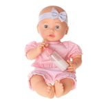 Muñeca Bebé Interactiva 16 Pulgadas con Biberón y Sonidos
