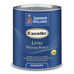 Pintura Excello Látex Weather Perfect Color Blanco Satinado de 1 Gal