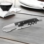Sacacorchos Clásico Twin Sommelier de 12 cm Color Negro
