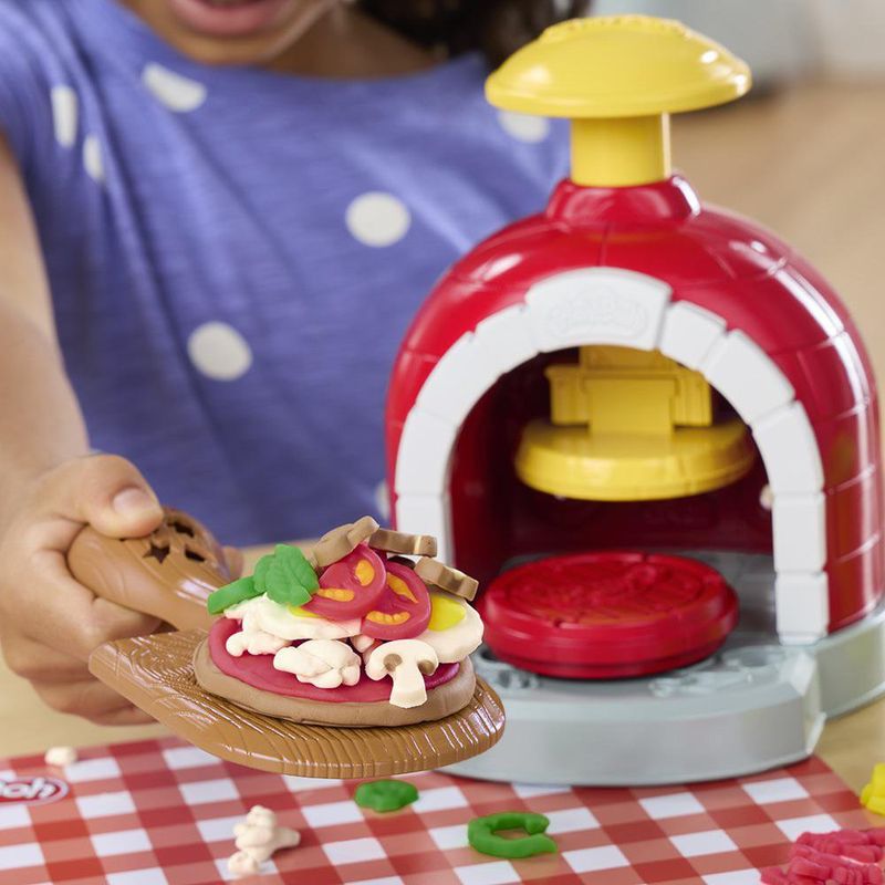 Set Play-Doh Kitchen Creations Horno de Pizza con 6 Plasticinas y 8 Accesorios