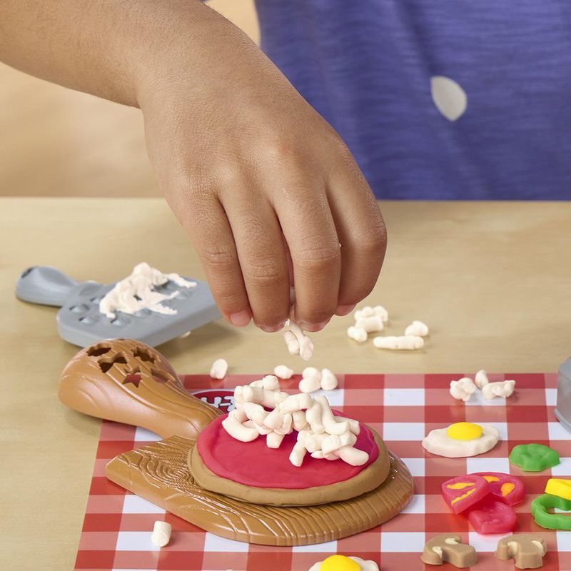 Set Play-Doh Kitchen Creations Horno de Pizza con 6 Plasticinas y 8 Accesorios