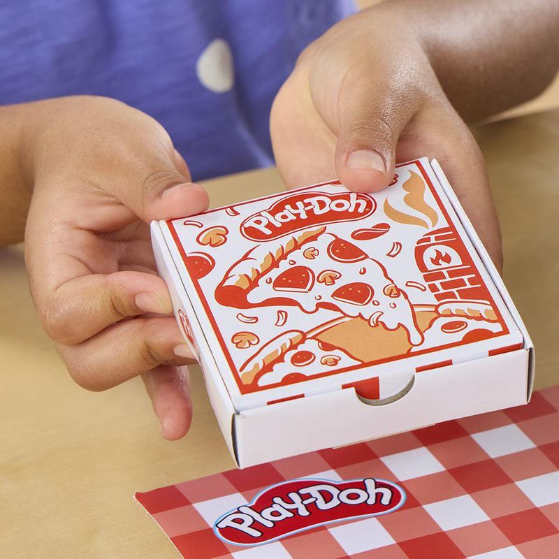 Set Play-Doh Kitchen Creations Horno de Pizza con 6 Plasticinas y 8 Accesorios