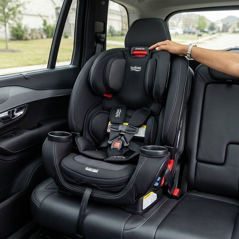 Silla para Carro One4Life All in One con ClickTight y Arnés de 5 Puntos Color Negro/Gris