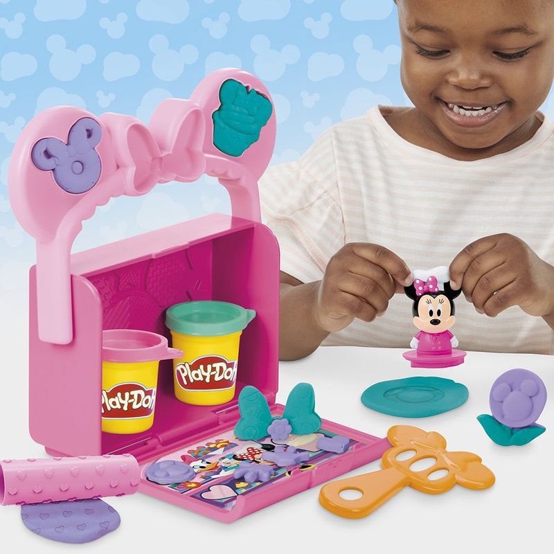 Set Play-Doh de Panadería Portátil Minnie Mouse Multicolor