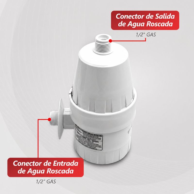 Calentador Eléctrico para Lavamanos o Lavaplatos 127 V 4800 W