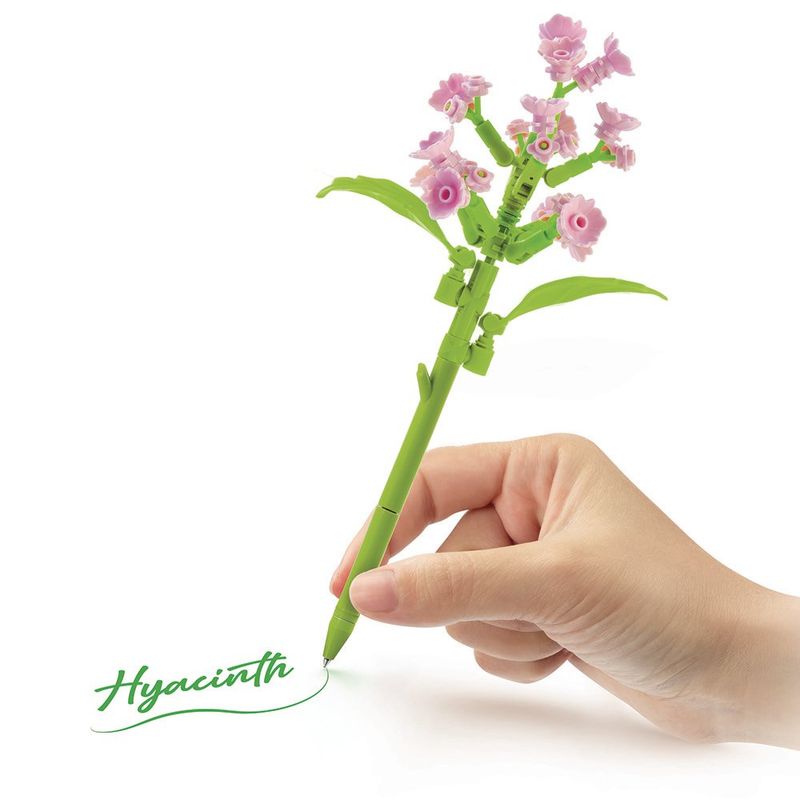 Set de Construcción Bolígrafo en Forma de Flor Bloom Building Pens Diseños Surtidos
