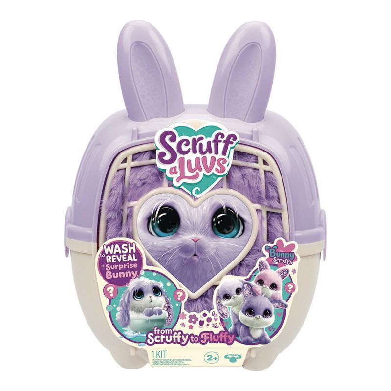 Peluche Conejo Sorpresa Scruff-a-Luvs con Transportadora Diseños Surtidos