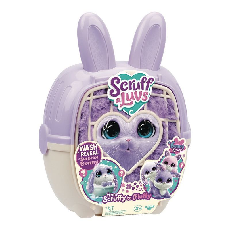 Peluche Conejo Sorpresa Scruff-a-Luvs con Transportadora Diseños Surtidos