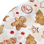 Plato Base Decorativo Diseño Galletas Navideñas Multicolor 33 x 33 cm