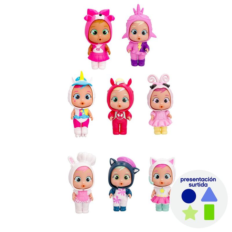 Muñeca Coleccionable Cry Babies con Accesorios - Diseños Surtidos