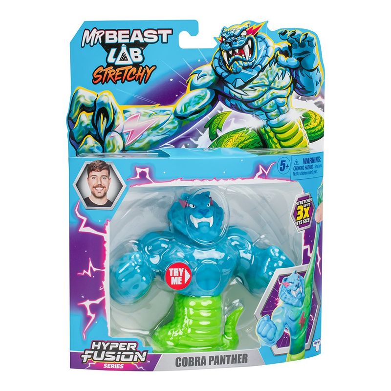 Figura Acción Elástica Lab Hyper Fusion Serie Stretchy - Diseños Surtidos