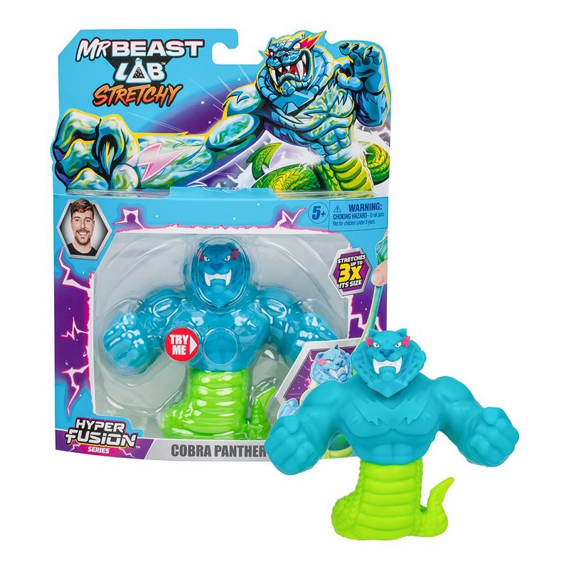 Figura Acción Elástica Lab Hyper Fusion Serie Stretchy - Diseños Surtidos
