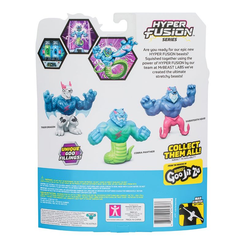 Figura Acción Elástica Lab Hyper Fusion Serie Stretchy - Diseños Surtidos