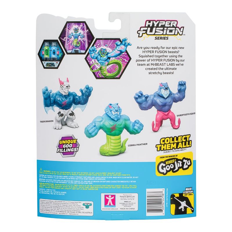 Figura Acción Elástica Lab Hyper Fusion Serie Stretchy - Diseños Surtidos