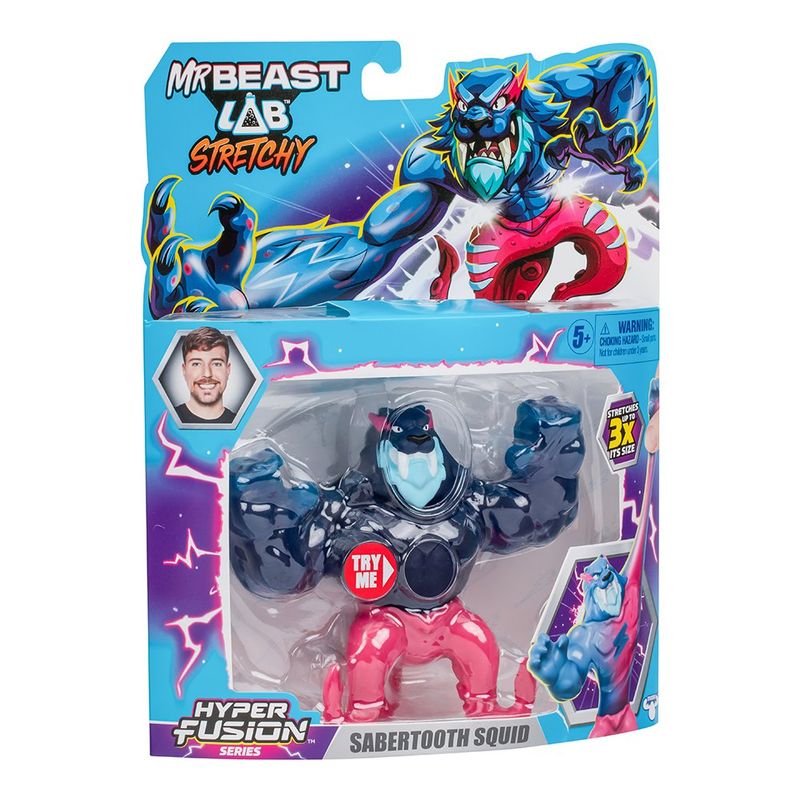 Figura Acción Elástica Lab Hyper Fusion Serie Stretchy - Diseños Surtidos