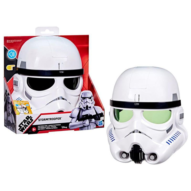 Máscara Electrónica de Star Wars Stormtrooper con Luces y Sonidos