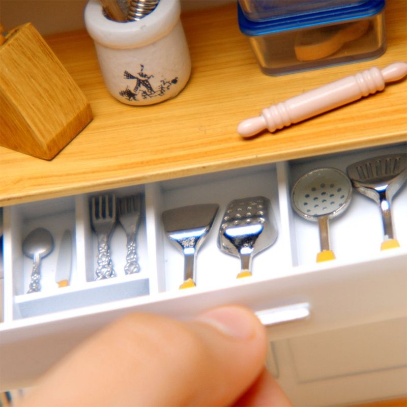 Set Infantil de Cocina en Miniatura con Refrigerador y Accesorios