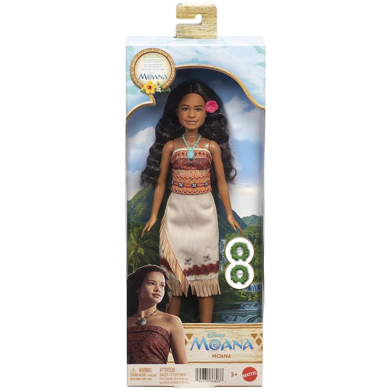 Muñeca Disney Moana Inspirada en la Película Live Action con Accesorios