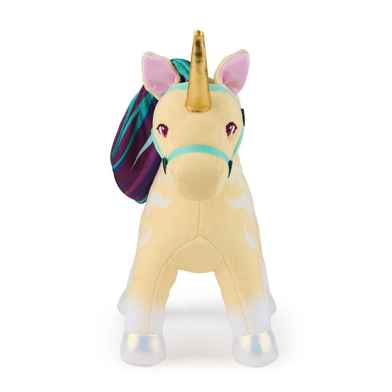 Peluche de Unicorn Academy Coleccionable con Melena Arcoíris - Colores Surtidos