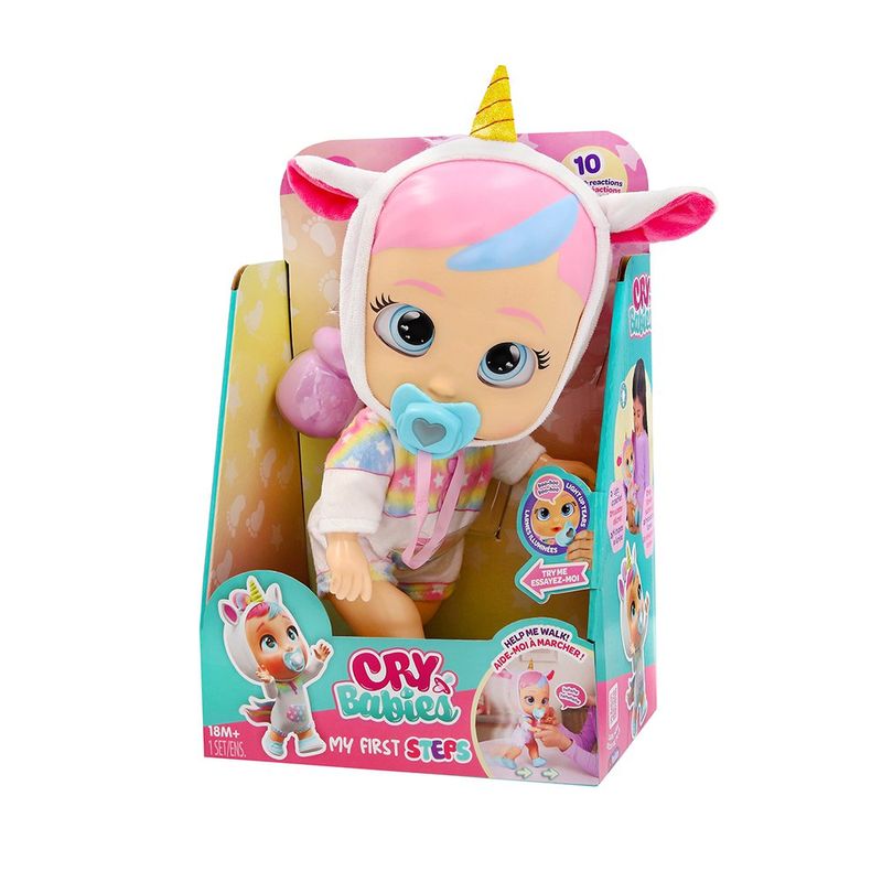 Muñeca Interactiva Cry Babies Primeros Pasos Diseños Surtidos