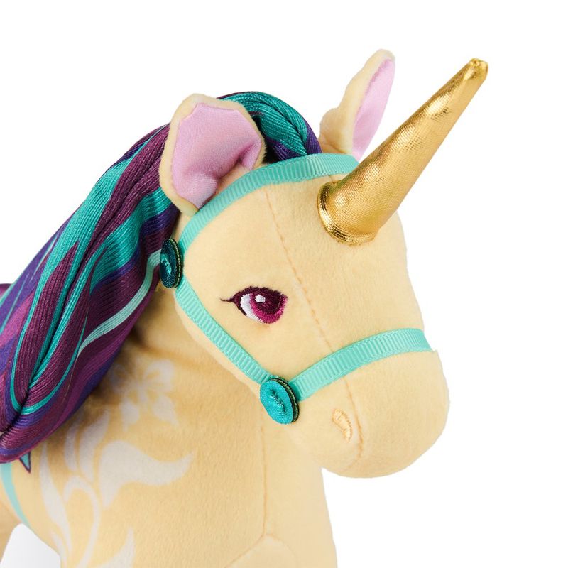 Peluche de Unicorn Academy Coleccionable con Melena Arcoíris - Colores Surtidos