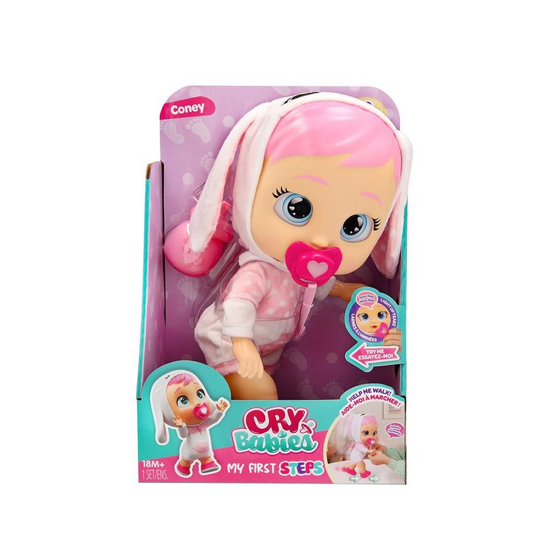Muñeca Interactiva Cry Babies Primeros Pasos Diseños Surtidos