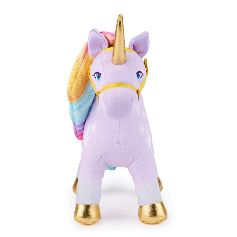 Peluche de Unicorn Academy Coleccionable con Melena Arcoíris - Colores Surtidos