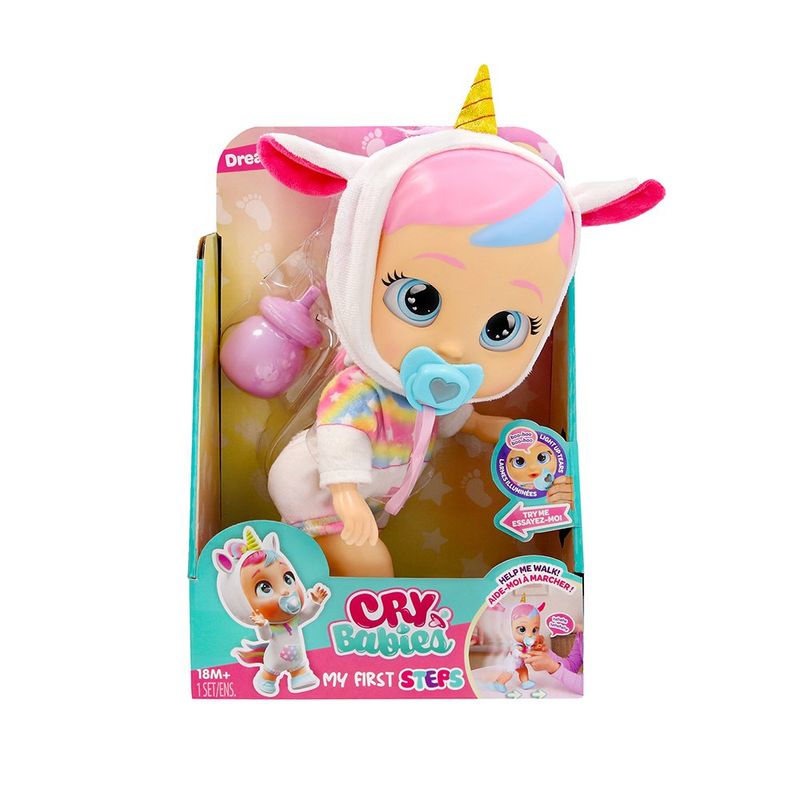 Muñeca Interactiva Cry Babies Primeros Pasos Diseños Surtidos