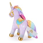 Peluche de Unicorn Academy Coleccionable con Melena Arcoíris - Colores Surtidos