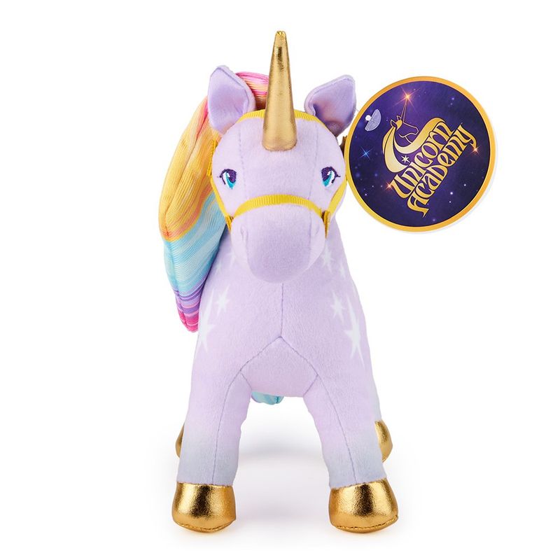 Peluche de Unicorn Academy Coleccionable con Melena Arcoíris - Colores Surtidos