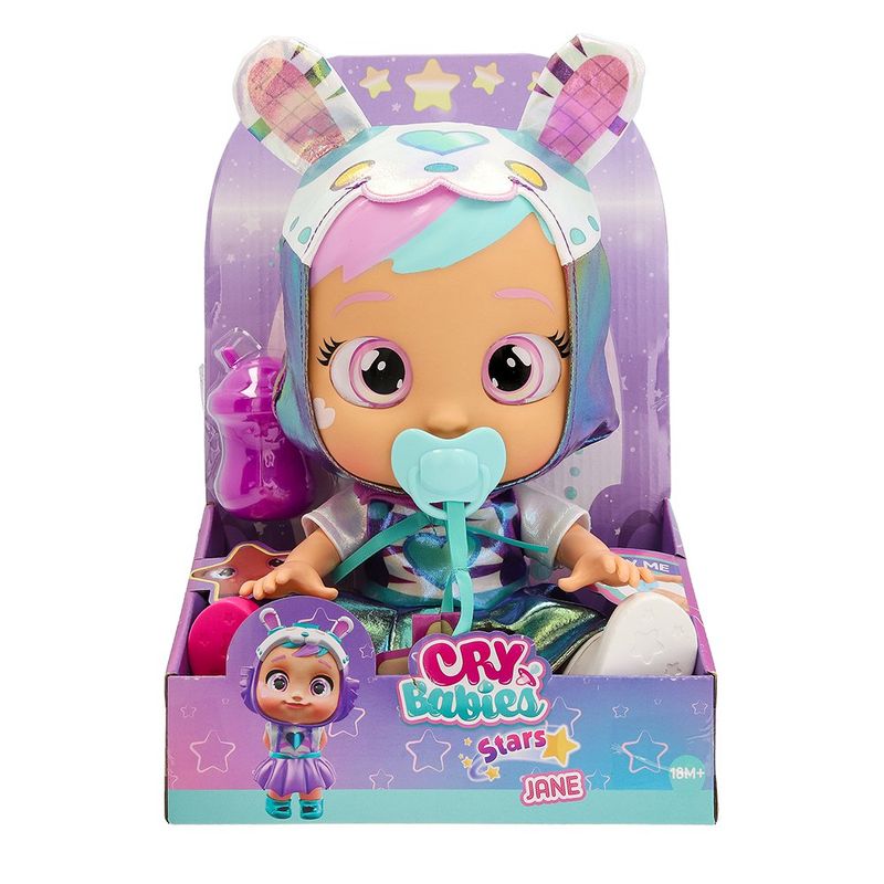 Muñeca Interactiva Cry Babies Stars con Accesorios Diseños Surtidos