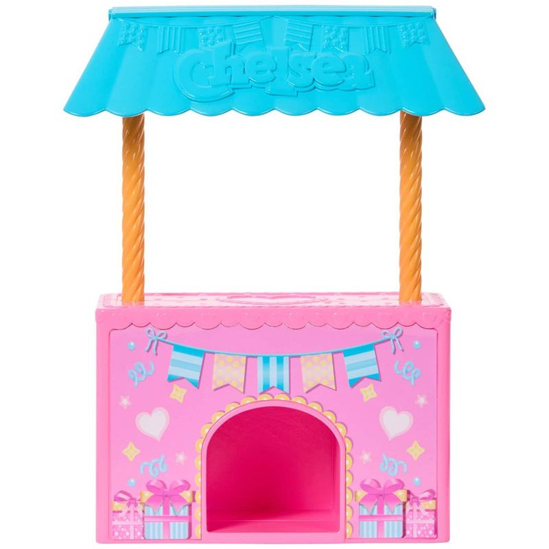 Set con Muñeca y Escenario Chelsea Fiesta de Cumpleaños Barbie Family & Friends