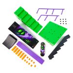 Set de Skateboarding para Patineta de dedos Multicolor