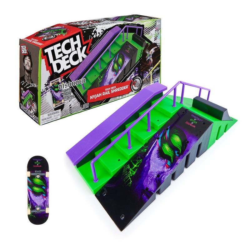 Set de Skateboarding para Patineta de dedos Multicolor