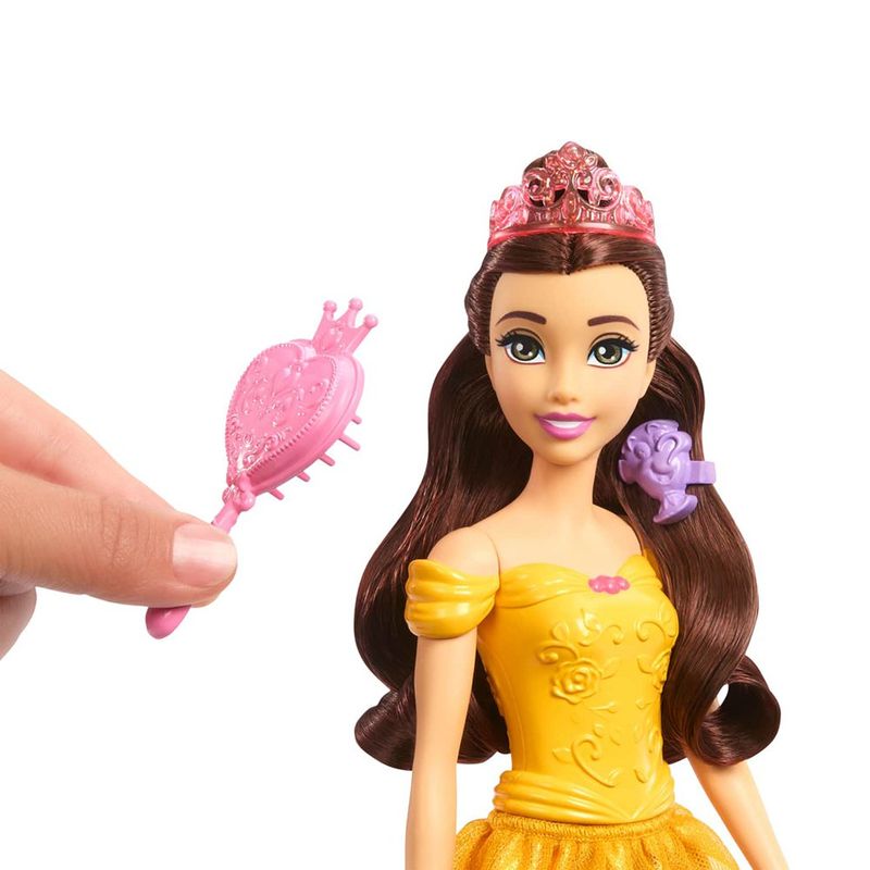 Set de Muñeca Disney Princess Bella y Caballo Philippe con Accesorios