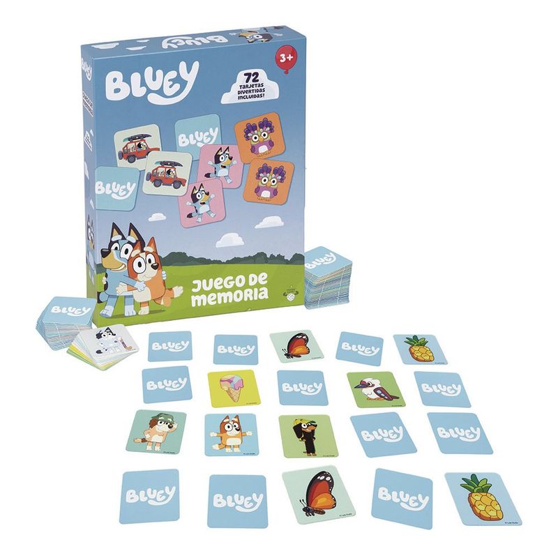 Juego de Mesa Memoria Inspirado en el universo de Bluey