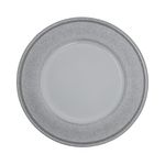 Plato Base Decorativo Escarchado Plateado 33 x 33 cm