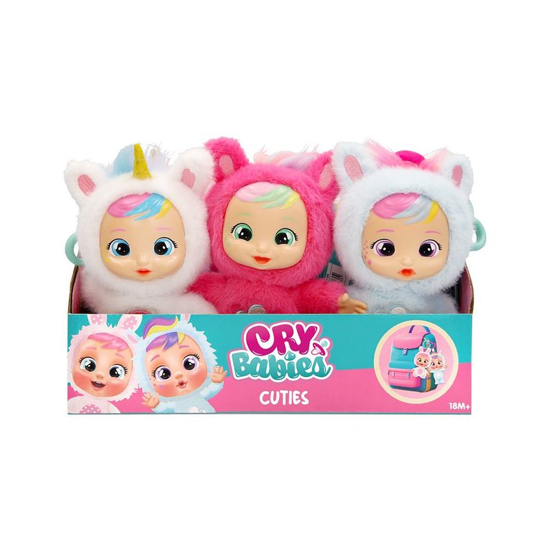 Llavero Infantil de Muñeca de Peluche Cuties - Diseños Surtidos