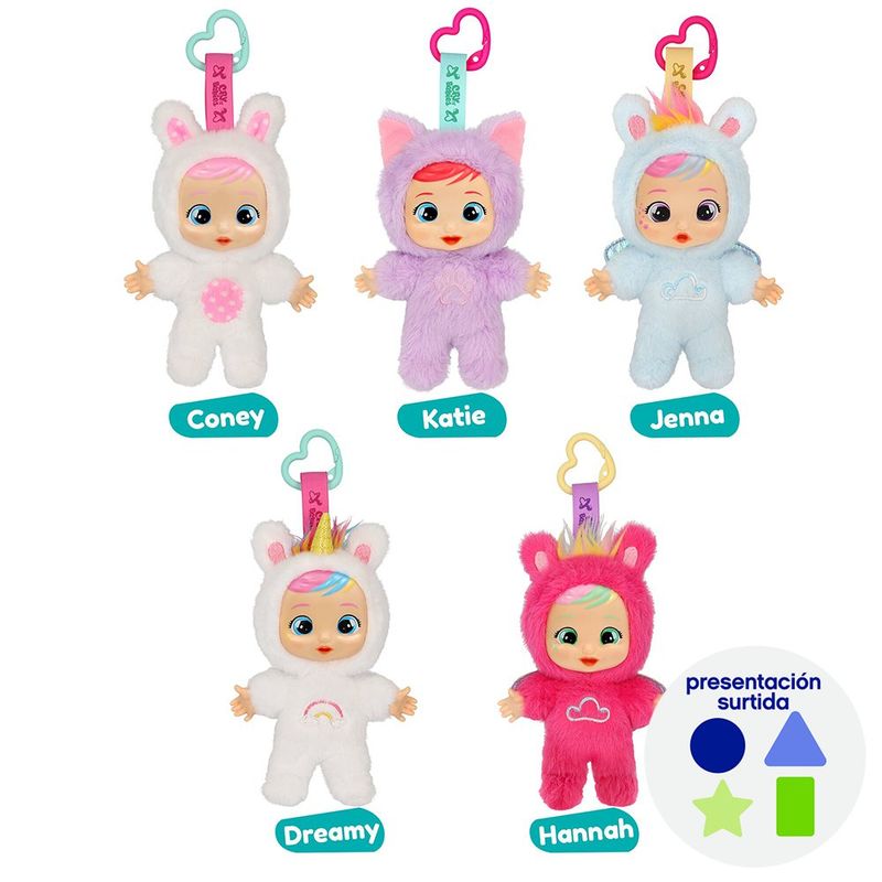 Llavero Infantil de Muñeca de Peluche Cuties - Diseños Surtidos