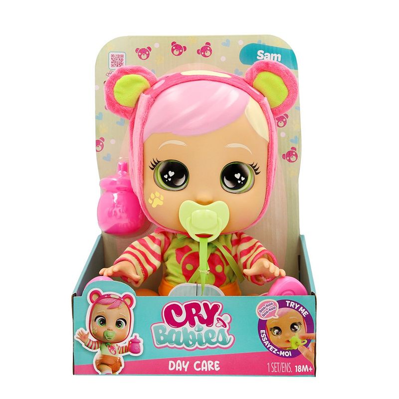 Muñeca Interactiva Cry Babies Day Care con Accesorios Diseños Surtidos