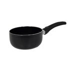Set de Cacerola de 14 cm y Sartén de 18 cm de Aluminio Color Negro
