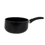Set de Cacerola de 14 cm y Sartén de 18 cm de Aluminio Color Negro