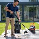 Combo Hidrolavadora Hyundai 1500 W + Aspiradora de 8 Litros