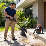 Combo Hidrolavadora Hyundai 1500 W + Aspiradora de 8 Litros