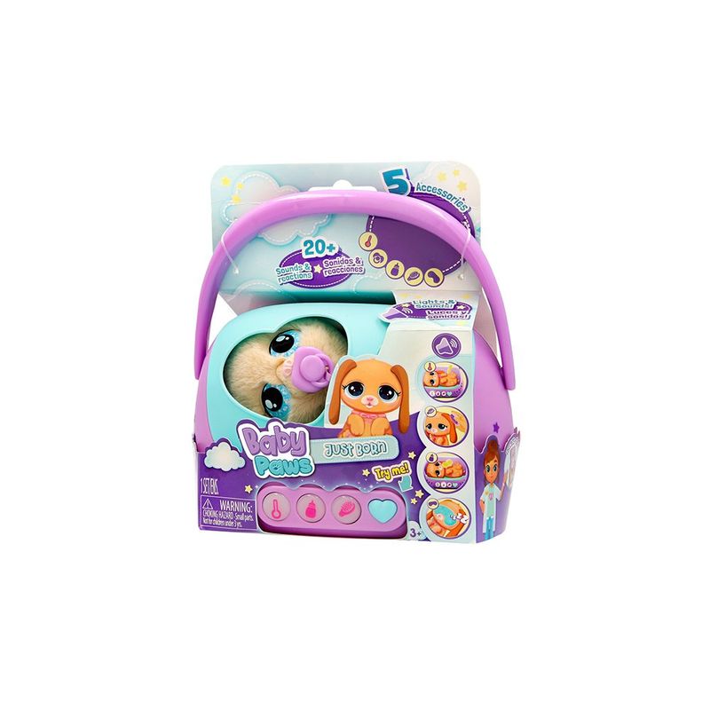 Juguete Infantil Mascota Interactiva Baby Paws Recién Nacido